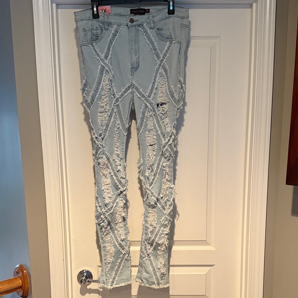 NWT Size 1X Purple Candy Jeans